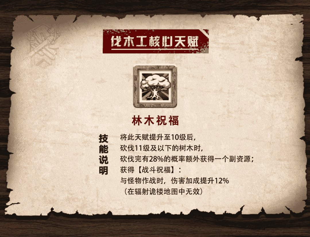 明日之后:核心天赋手中握,采集玩家也能制霸战场
