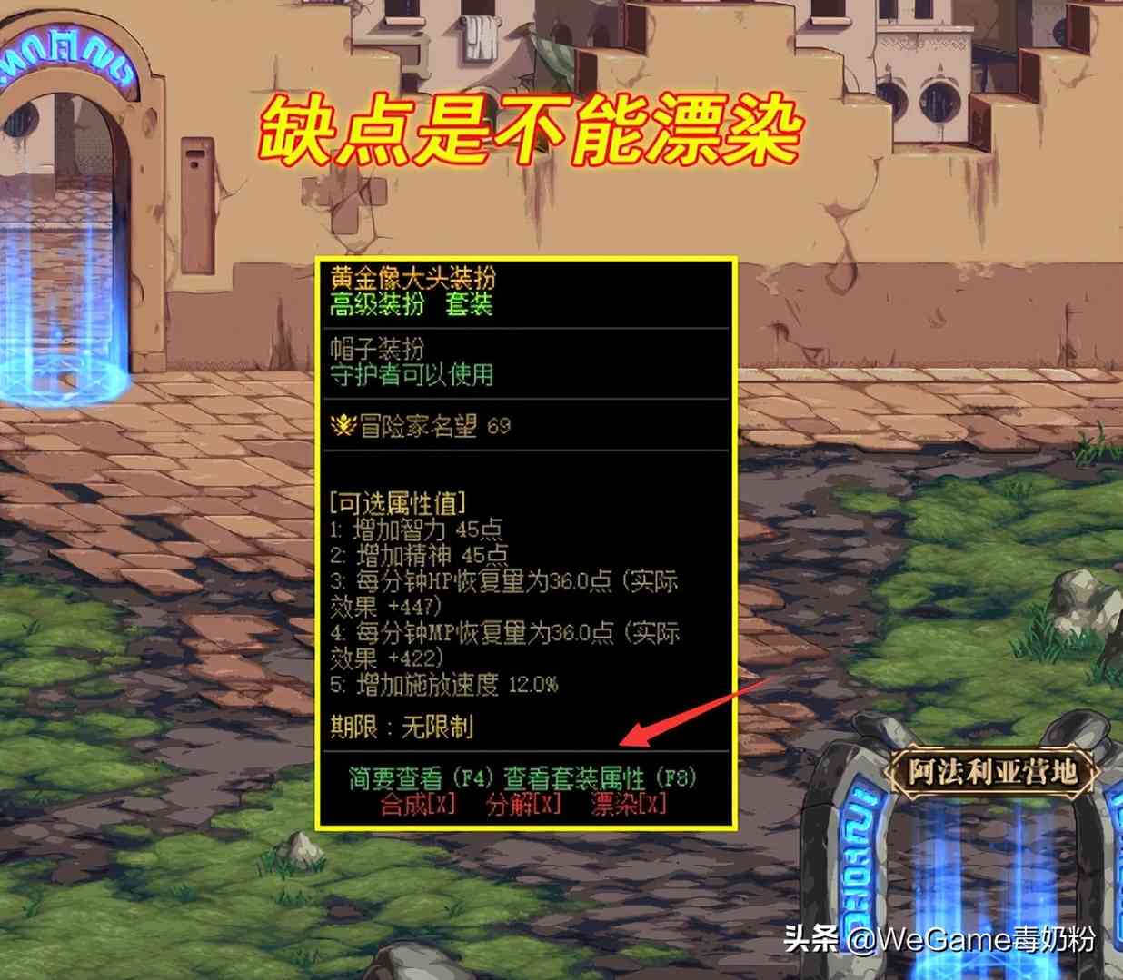 DNF:110级新增大佬时装!全职业头顶怪物,800W勇士再次沉默了