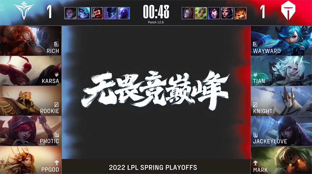 LOL-LPL:阿水厄斐琉斯怒砍四杀,TES让一追三淘汰V5晋级决赛