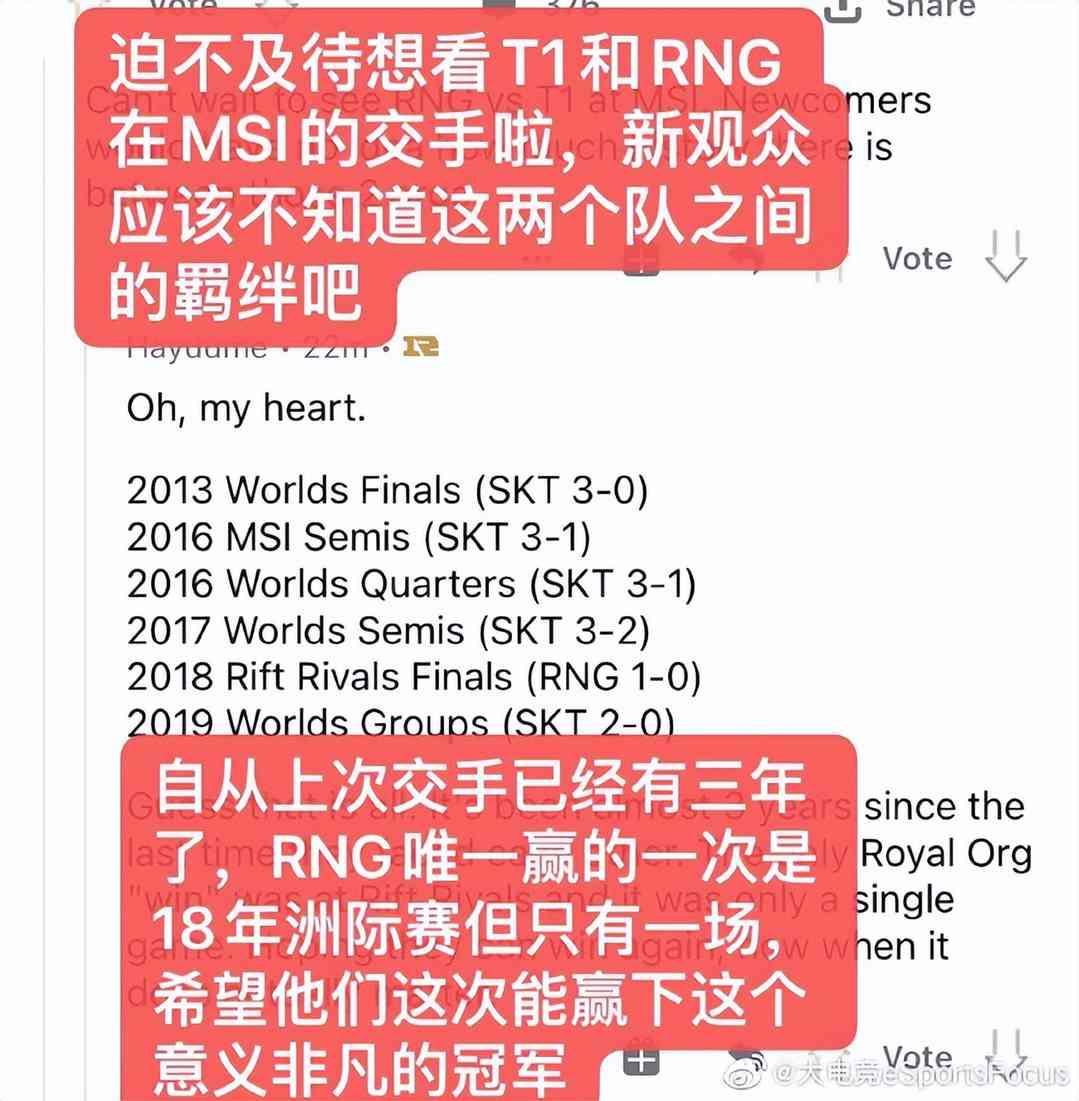 LOL:Reddit网友热议RNG夺冠:“春之虎帝”可不是说说的