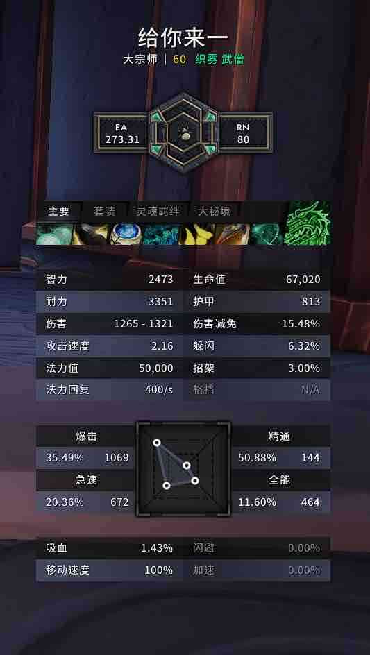 魔兽世界9.2:奶僧纯集合石3200 个人理解向教学